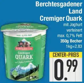 E-Center Berchtesgadener Land Cremiger Quark Angebot