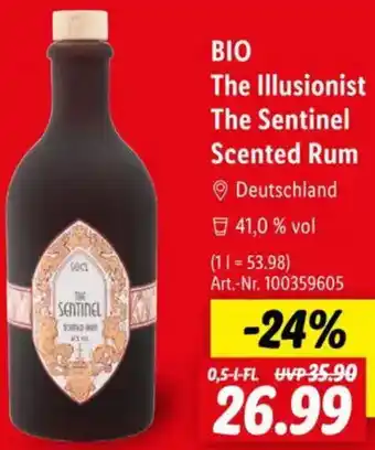 Lidl BIO The Illusionist The Sentinel Scented Rum Angebot