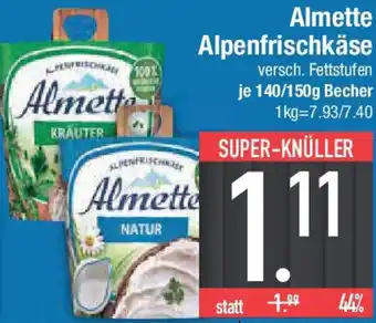 E-Center Almette Alpenfrischkäse Angebot