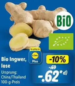 Lidl Bio Ingwer, lose Angebot