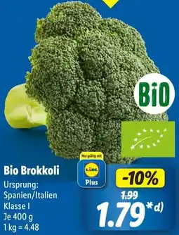 Lidl Bio Brokkoli Angebot