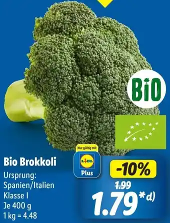 Lidl Bio Brokkoli Angebot