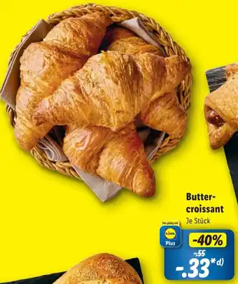 Lidl Buttercroissant Angebot