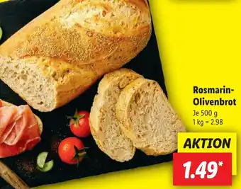 Lidl Rosmarin Olivenbrot Angebot