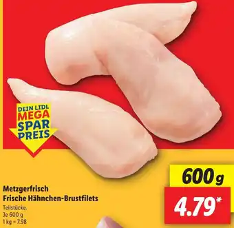 Lidl Metzgerfrisch Frische Hähnchen-Brustfilets Angebot