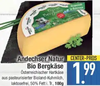 E-Center Andechser Natur Bio Bergkäse Angebot