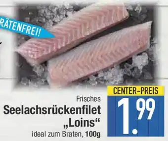 E-Center Frisches Seelachsrückenfilet ,,Loins" Angebot