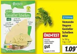 Lidl Vemondo Vegane Genießer Scheiben Mild Angebot