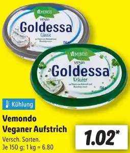 Lidl Vemondo Veganer Aufstrich Angebot