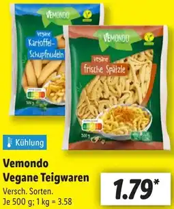 Lidl Vemondo Vegane Teigwaren Angebot