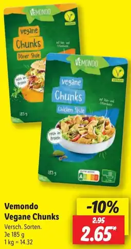 Lidl Vemondo Vegane Chunks Angebot