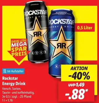 Lidl Rockstar Energy Drink Angebot