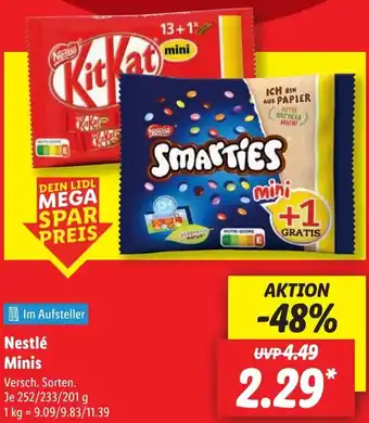 Lidl Nestlé Minis Angebot