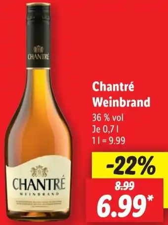 Lidl Chantré Weinbrand Angebot