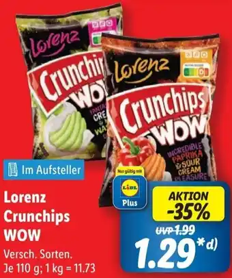 Lidl Lorenz Crunchips WOW Angebot