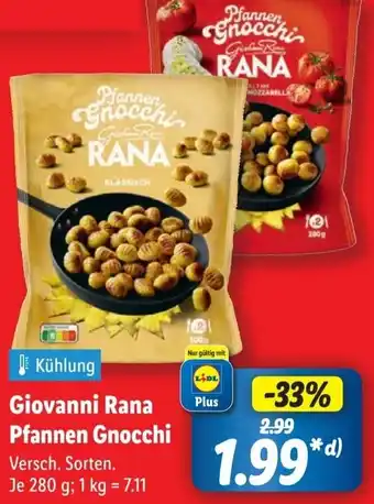 Lidl Giovanni Rana Pfannen Gnocchi Angebot