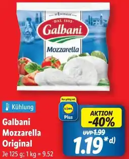 Lidl Galbani Mozzarella Original Angebot