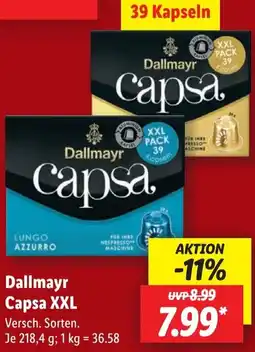 Lidl Dallmayr Capsa XXL Angebot