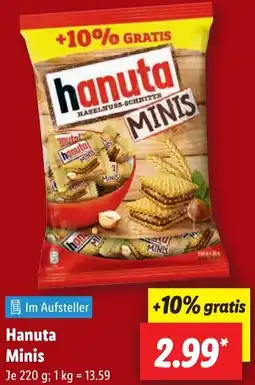 Lidl Hanuta Minis Angebot