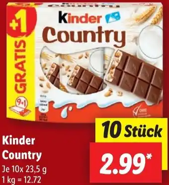 Lidl Kinder Country Angebot