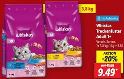 Lidl Whiskas Trockenfutter Adult 1+ Angebot