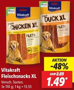 Lidl Vitakraft Fleischsnacks XL Angebot