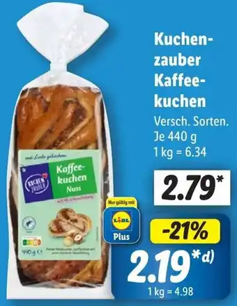 Lidl Kuchenzauber Kaffeekuchen Angebot