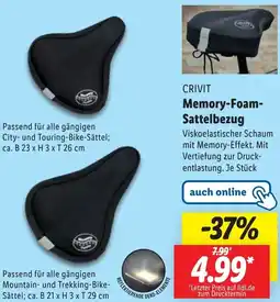 Lidl CRIVIT Memory-Foam Sattelbezug Angebot