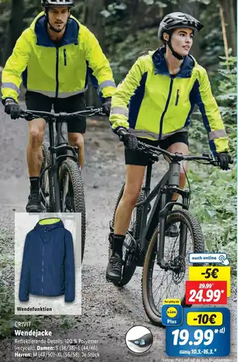 Lidl CRIVIT Wendejacke Angebot