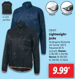 Lidl CRIVIT Lightweightjacke Angebot