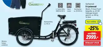 Lidl Sachsenrad E-Lastenrad Angebot