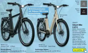 Lidl CRIVIT Urban E-Bike X.3/Y.3 Angebot