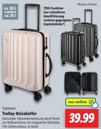 Lidl Topmove Trolley-Reisekoffer Angebot