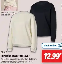 Lidl CRIVIT Funktionssweatpullover Angebot