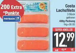 E-Center Costa Lachsfilets Angebot