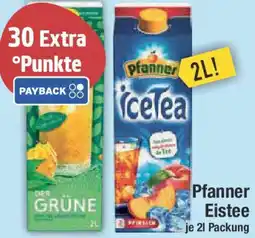 E-Center Pfanner Eistee Angebot