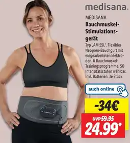 Lidl MEDISANA Bauchmuskel Stimulationsgerät Angebot