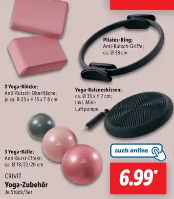 Lidl CRIVIT Yoga-Zubehör Angebot