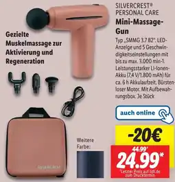 Lidl SILVERCREST PERSONAL CARE Mini-Massage Gun Angebot