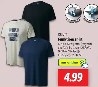 Lidl CRIVIT Funktionsshirt Angebot