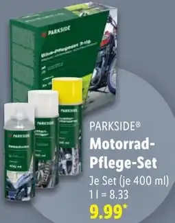 Lidl PARKSIDE Motorrad Pflege-Set Angebot