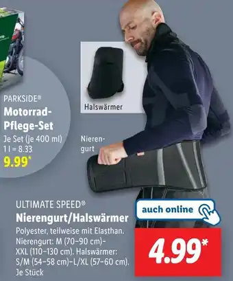 Lidl ULTIMATE SPEED Nierengurt/Halswärmer Angebot