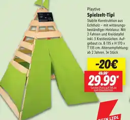 Lidl Playtive Spielzelt-Tipi Angebot