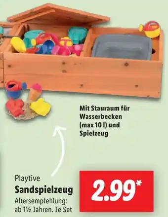 Lidl Playtive Sandspielzeug Angebot