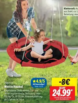 Lidl Playtive Nestschaukel Angebot