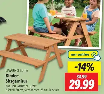 Lidl LIVARNO home Kinder Sitzgarnitur Angebot