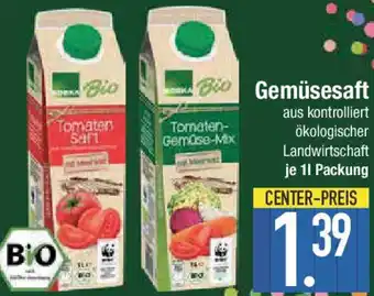 E-Center Edeka Bio Gemüsesaft Angebot