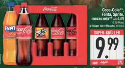 E-Center Coca-Cola, Fanta, Sprite, mezzo mix oder Lift Angebot