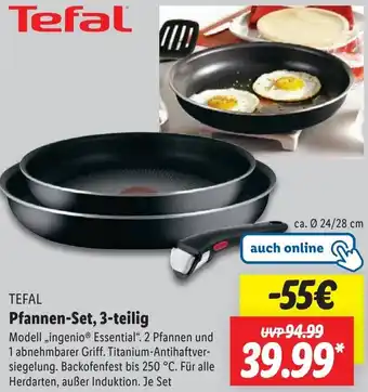 Lidl TEFAL Pfannen-Set, 3-teilig Angebot