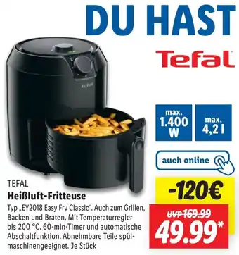 Lidl TEFAL Heißluft-Fritteuse Angebot